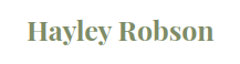 Hayley Robson Counselling